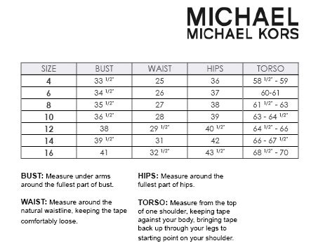 correspondance taille michael kors|Comment taille Michael Kors: le guide c.